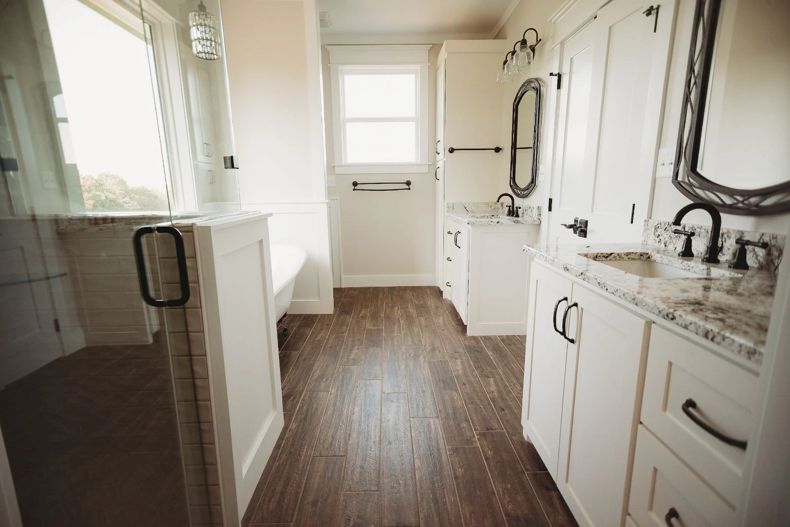 Masterbath floor is American Olean Creekwood